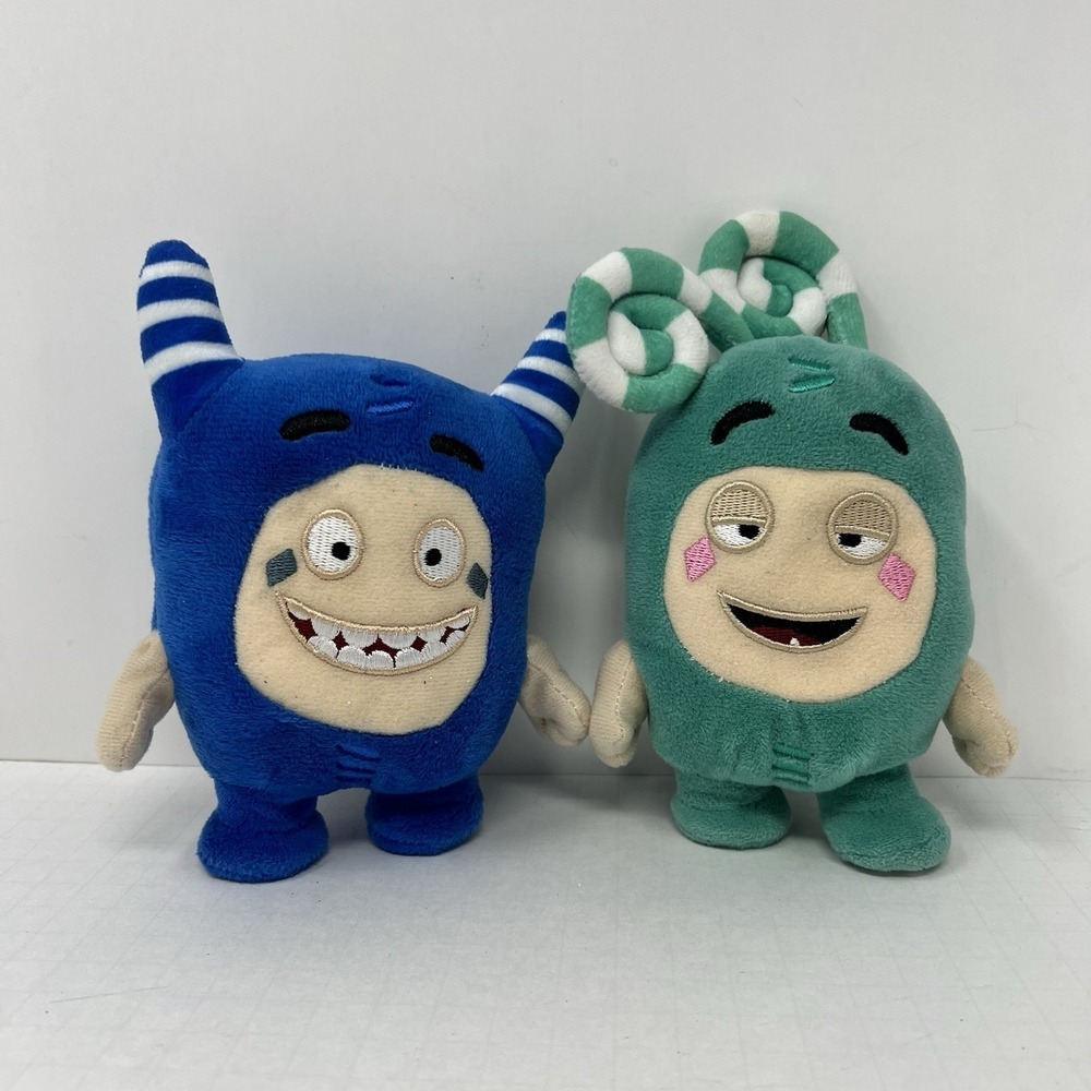 Oddbods Zee Pogo Plush Stuffed Toy Lot Animation cute soft cartoon characters 5"